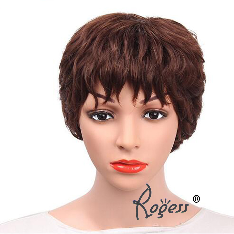 Fashion Short Straight Syntetic Women's Hair High temperature hair wig