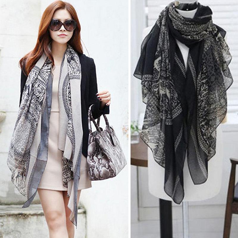 Fashion Women Boho Floral Long Scarf Neck Causal Wrap Lady Beach Shawl Large Soft Stole Neck Head Scarves For Girls
Fashion Women Boho Floral Long Scarf Neck Causal Wrap Lady Beach Shawl Large Soft Stole Neck Head Scarves For Girls