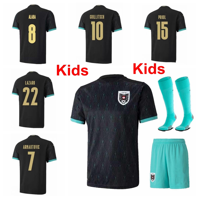 Youth Austria Jersey 20-21 Soccer GREGORITSCH DRAGOVIC BAUMGARTLINGER SCHAUB HINTERSEER ARNAUTOVIC GRILLITSCH PRODL Football Shirt Kits, Kids black
Youth Austria Jersey 20-21 Soccer GREGORITSCH DRAGOVIC BAUMGARTLINGER SCHAUB HINTERSEER ARNAUTOVIC GRILLITSCH PRODL Football Shirt Kits, Kids black