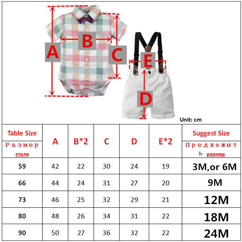 Newborn Baby Boy Romper Bow Formal Gentleman Suit For Summer Clothes Children Romper + White Shorts Newborn Clothing Set Size 59 LJ201023 - view 7
