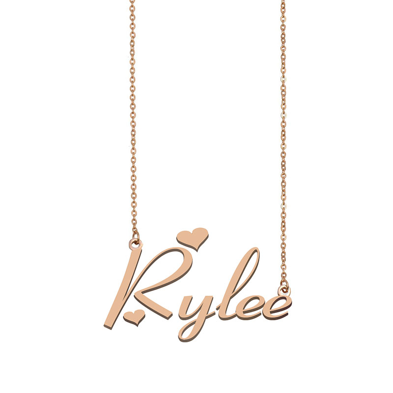 Rylee Name Necklace Custom Nameplate Pendant for Women Girls Birthday Gift Kids Best Friends Jewelry 18k Gold Plated Stainless Steel, Silver
Rylee Name Necklace Custom Nameplate Pendant for Women Girls Birthday Gift Kids Best Friends Jewelry 18k Gold Plated Stainless Steel, Silver