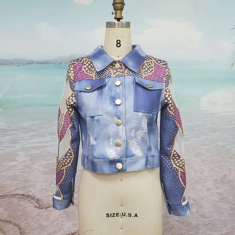 Hot Sale Fashion Denim Jacket For Women Slim Fit Autumn Flayed Holes Jean Coat Autumn New Patchwork Beading Streetwear Short Jackets, Black;brown
Hot Sale Fashion Denim Jacket For Women Slim Fit Autumn Flayed Holes Jean Coat Autumn New Patchwork Beading Streetwear Short Jackets, Black;brown