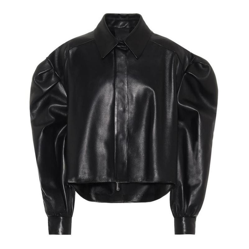 New Luxury Genuine Leather Jacket Autumn Spring Women Fashion Loose Style Real Sheepskin Leather Jackets, Black
New Luxury Genuine Leather Jacket Autumn Spring Women Fashion Loose Style Real Sheepskin Leather Jackets, Black