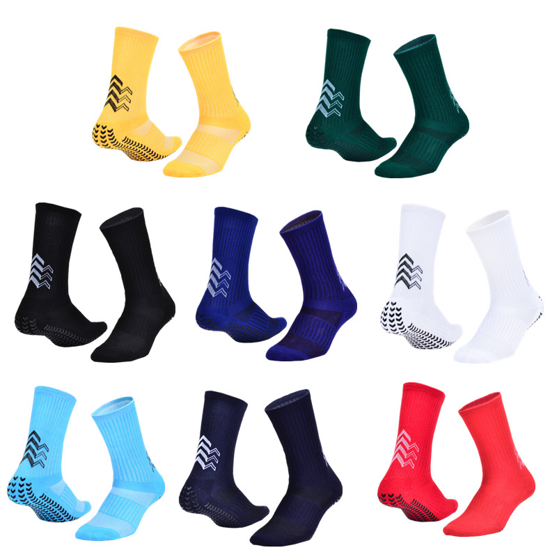 New Men's Football Socks Non-slip Sports Socks, Army green