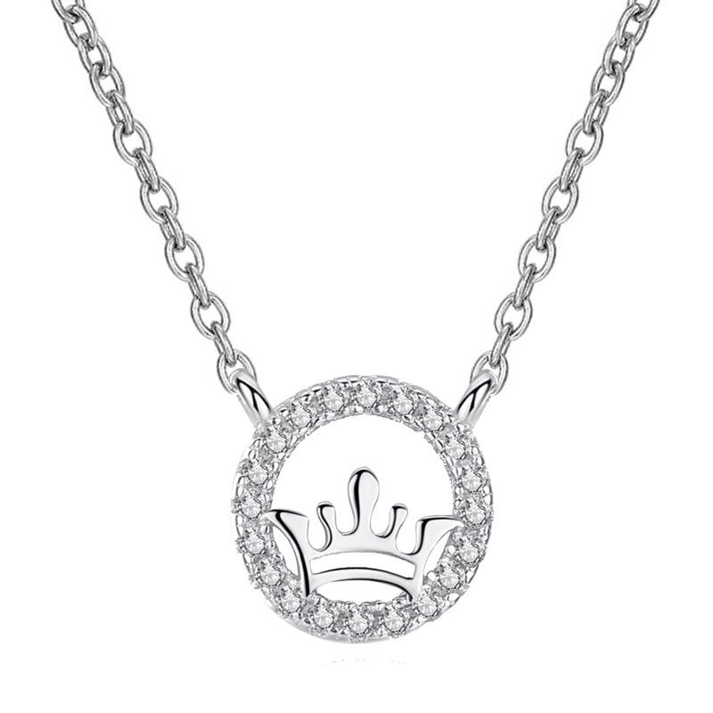 UFOORO Elegant Accessories S925 Sterling Silver Crown Necklace Summer New micro-inlaid Stone Fashion Clavicle Chain
UFOORO Elegant Accessories S925 Sterling Silver Crown Necklace Summer New micro-inlaid Stone Fashion Clavicle Chain