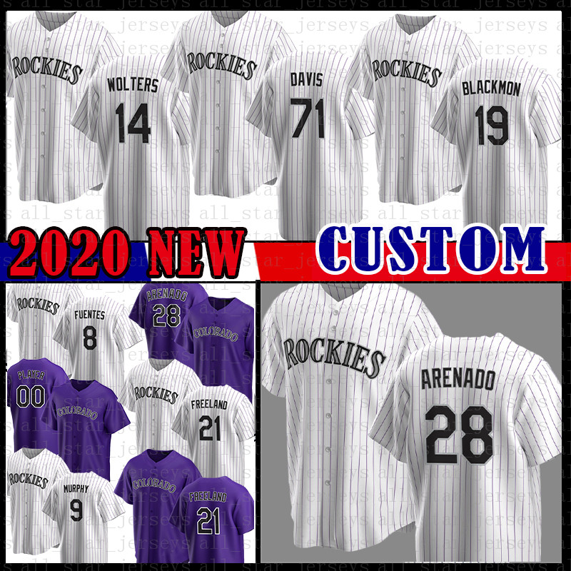 Colorado Custom Charlie Blackmon Nolan Arenado Trevor Story Baseball Jersey Gerardo Parra Carlos Gonzalez Tony Wolters Ryan McMahon Desmond, 2020 jersey(luoji)
Colorado Custom Charlie Blackmon Nolan Arenado Trevor Story Baseball Jersey Gerardo Parra Carlos Gonzalez Tony Wolters Ryan McMahon Desmond, 2020 jersey(luoji)