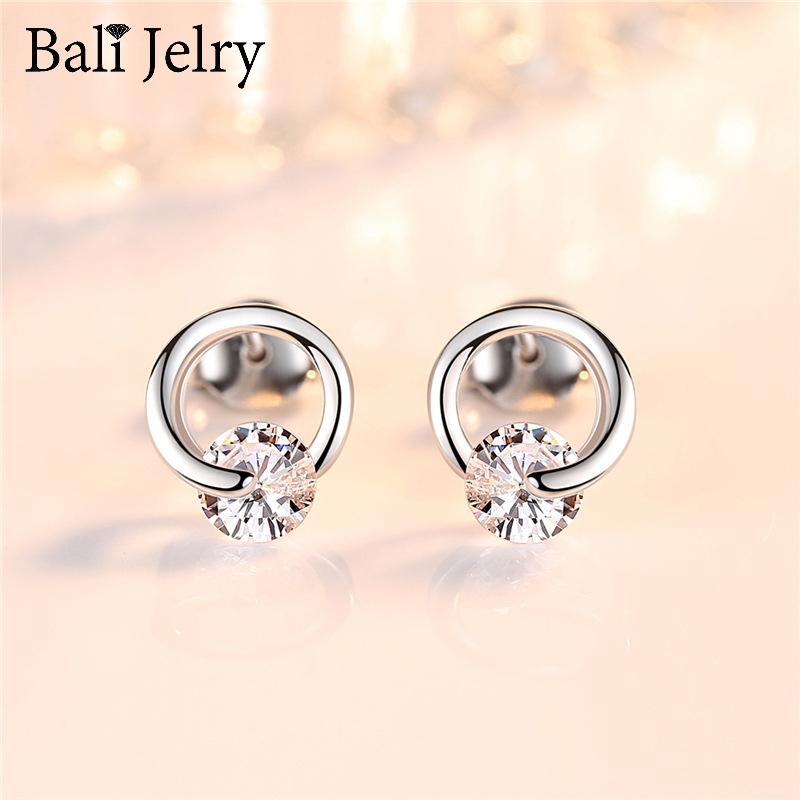 BaliJelry Fashion Women Earring 925 Silver Jewelry with Zircon Gemstone Stud Earrings for Wedding Engagement Party Accessories
BaliJelry Fashion Women Earring 925 Silver Jewelry with Zircon Gemstone Stud Earrings for Wedding Engagement Party Accessories
