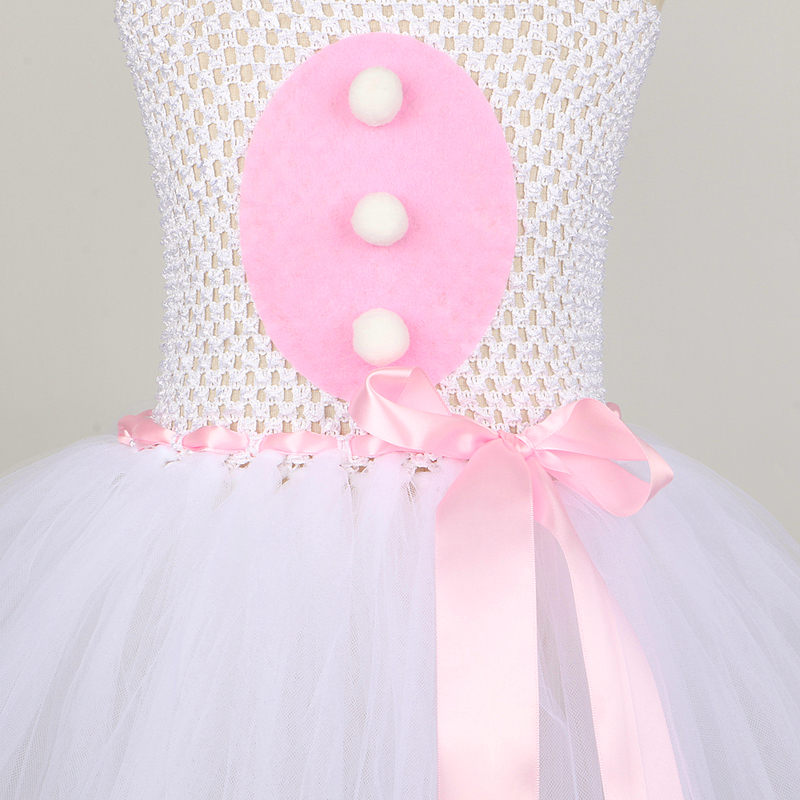 Baby Girls Easter Bunny Tutu Dress for Kids Rabbit Cosplay Costumes Toddler Girl Birthday Party Tulle Outfit Holiday Clothes 220314