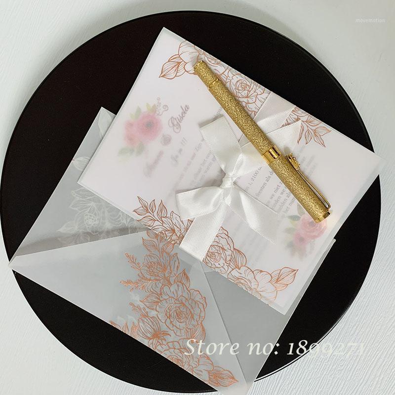 Rose Gold Foiling Printing Vellum Invitation Cards Wedding Rustic Wedding Invitation Mariage Invitaciones de Boda Personalizable1
Rose Gold Foiling Printing Vellum Invitation Cards Wedding Rustic Wedding Invitation Mariage Invitaciones de Boda Personalizable1