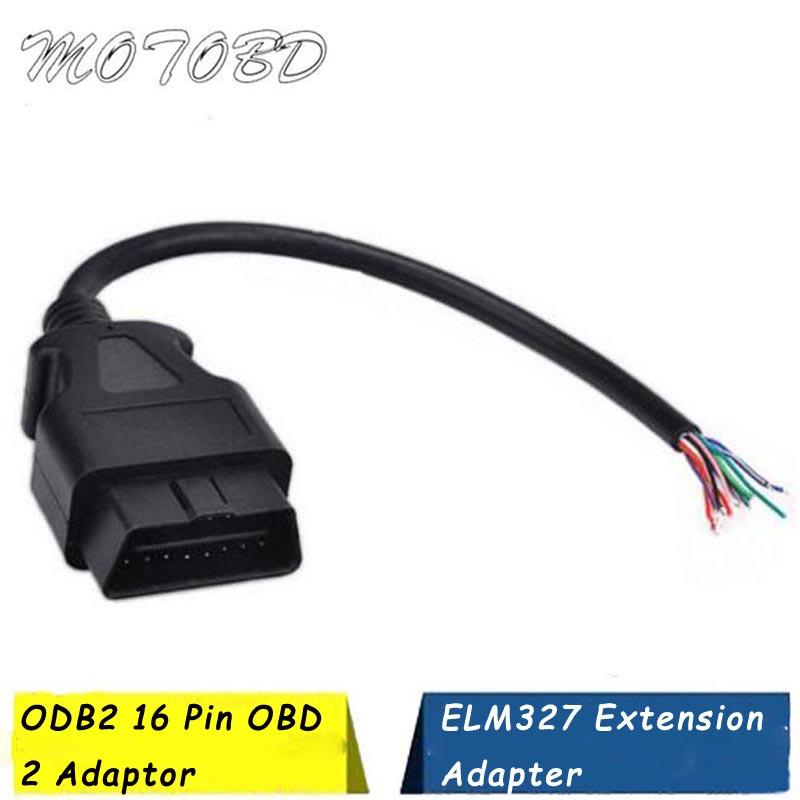 OBD2 16Pin Male Plug Connector For ELM327 Extension Adapter OBD Cable OBDII EOBD ODB2 16 Pin OBD 2 Adaptor Opening Female Cable
OBD2 16Pin Male Plug Connector For ELM327 Extension Adapter OBD Cable OBDII EOBD ODB2 16 Pin OBD 2 Adaptor Opening Female Cable