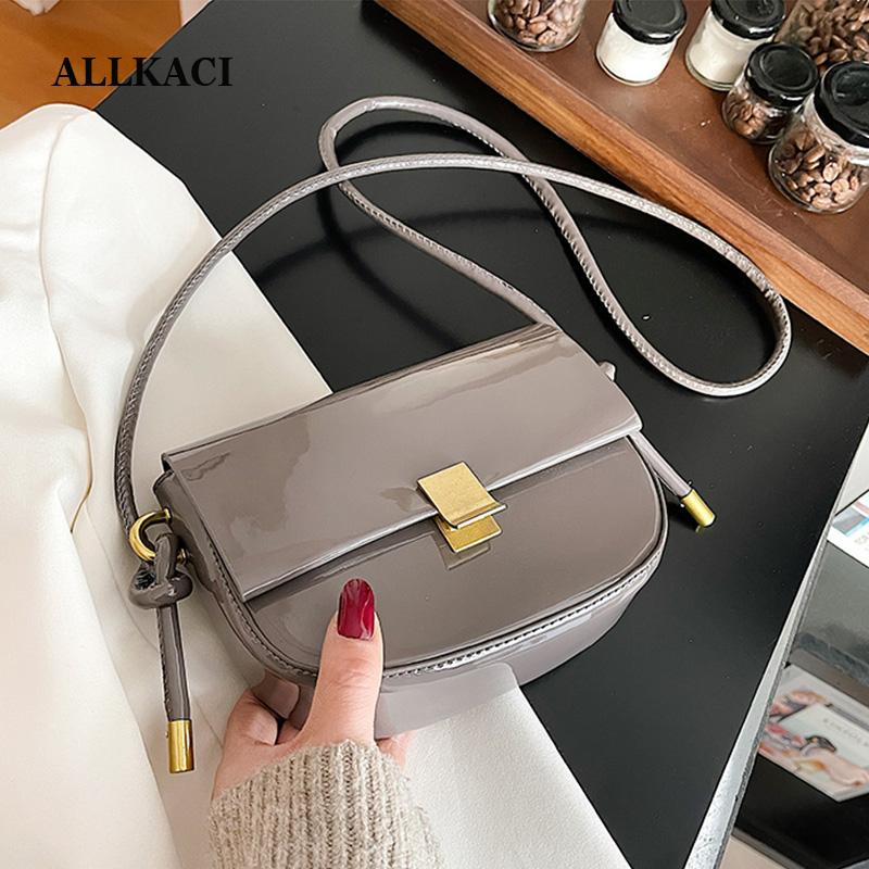 ALLKACI Luxury Fashion Women Crossbody Bag Semicircle Saddle Bags Soft PU Leather Shoulder Bags For Ladies Handbags Designer 50, Black
ALLKACI Luxury Fashion Women Crossbody Bag Semicircle Saddle Bags Soft PU Leather Shoulder Bags For Ladies Handbags Designer 50, Black