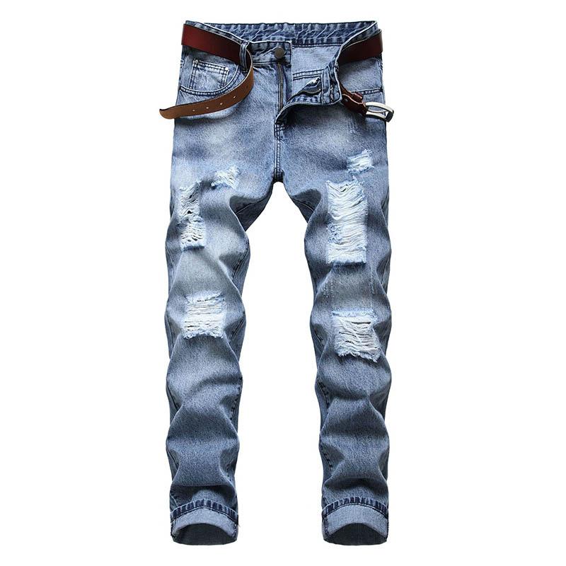 Mcikkny Mens Ripped Cotton Jean Pants Pleated Distressed Denim Trousers Male Washed Size 30, Blue
Mcikkny Mens Ripped Cotton Jean Pants Pleated Distressed Denim Trousers Male Washed Size 30, Blue