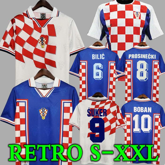 2002 Retro 1998 Suker Jersey soccer HOME AWAY Stanic Prosinecki Boban Bilic Jarni Football jersey shirts, Black;yellow
2002 Retro 1998 Suker Jersey soccer HOME AWAY Stanic Prosinecki Boban Bilic Jarni Football jersey shirts, Black;yellow