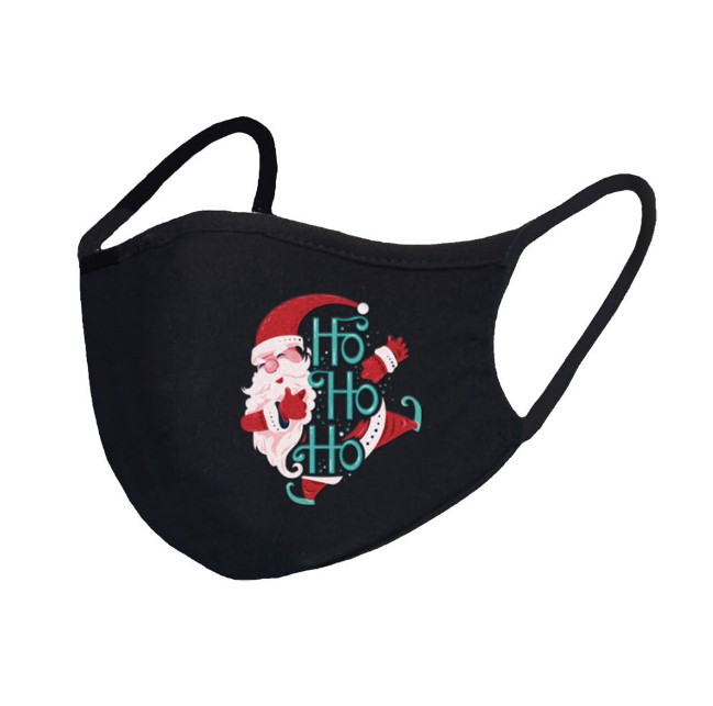 Black Christmas Decoration Party Mask Xmas Gifts Face Mask 2021 New Year Party Supplies 10 designs