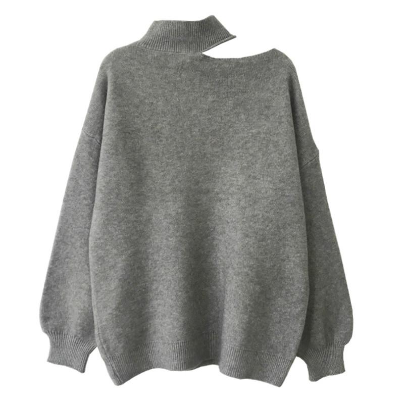 Off Shoulder Big Size Knitting Sweater Loose Turtleneck Long Sleeve Women Pullovers New Fashion Autumn Winter 2020, Black
Off Shoulder Big Size Knitting Sweater Loose Turtleneck Long Sleeve Women Pullovers New Fashion Autumn Winter 2020, Black