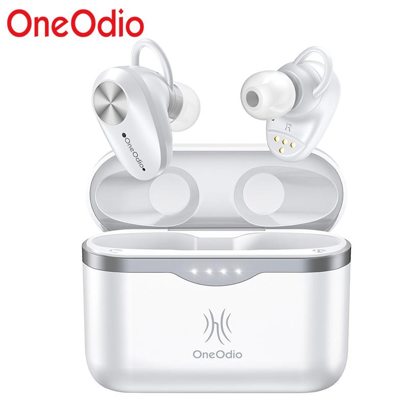 Oneodio A100 Earphone Wireless Active Noise Cancelling Earphones Bluetooth 5.0 Stereo Waterproof Earbuds Sport Headset with Mic, Black
Oneodio A100 Earphone Wireless Active Noise Cancelling Earphones Bluetooth 5.0 Stereo Waterproof Earbuds Sport Headset with Mic, Black