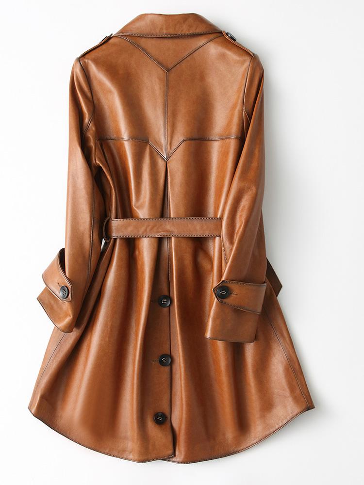 Leather Women's Jacket Genuine Spring Autumn 200% Real Sheepskin Coat Long Korean Clothes Vintage 2020 KQN22062-2, Black
Leather Women's Jacket Genuine Spring Autumn 200% Real Sheepskin Coat Long Korean Clothes Vintage 2020 KQN22062-2, Black