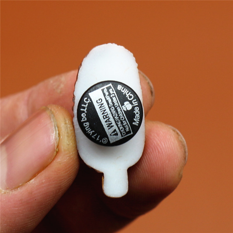 Cute Mini Shoe Charm Accessories Simulation Chocolate ice cream Shoe Decoration for sandal Kid's X-mas Gift