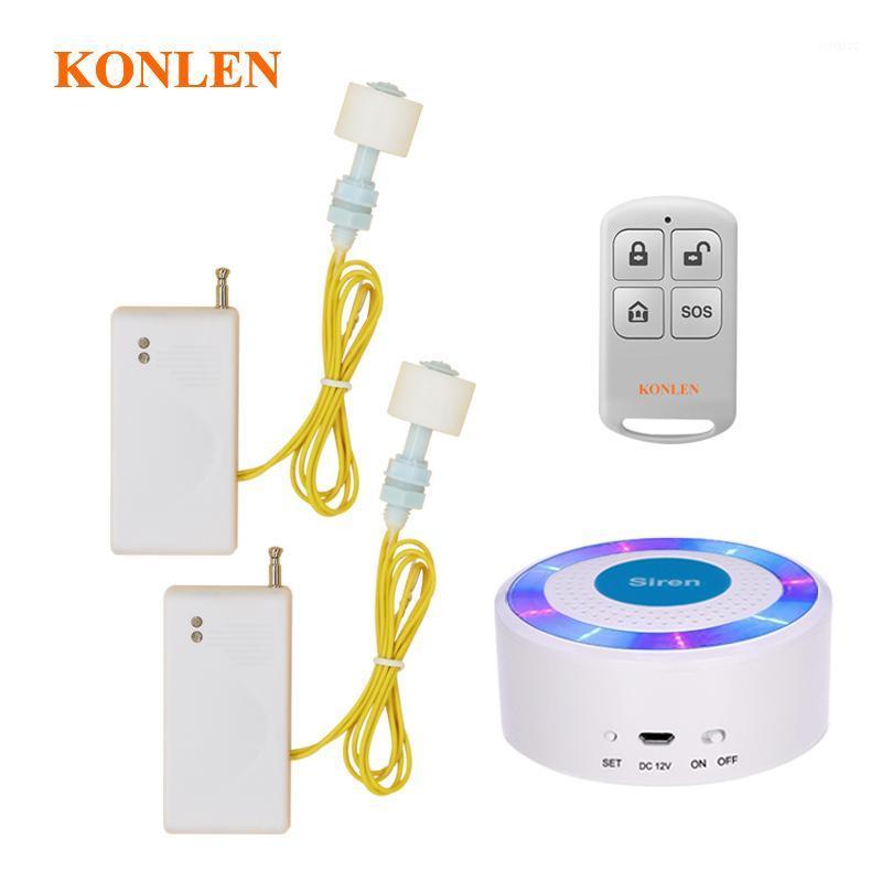 KONLEN Water level Sensor Liquid leak Detector Tank Overflow Leakage Detection Wireless Strobe Siren Home Security Alarm System1
KONLEN Water level Sensor Liquid leak Detector Tank Overflow Leakage Detection Wireless Strobe Siren Home Security Alarm System1