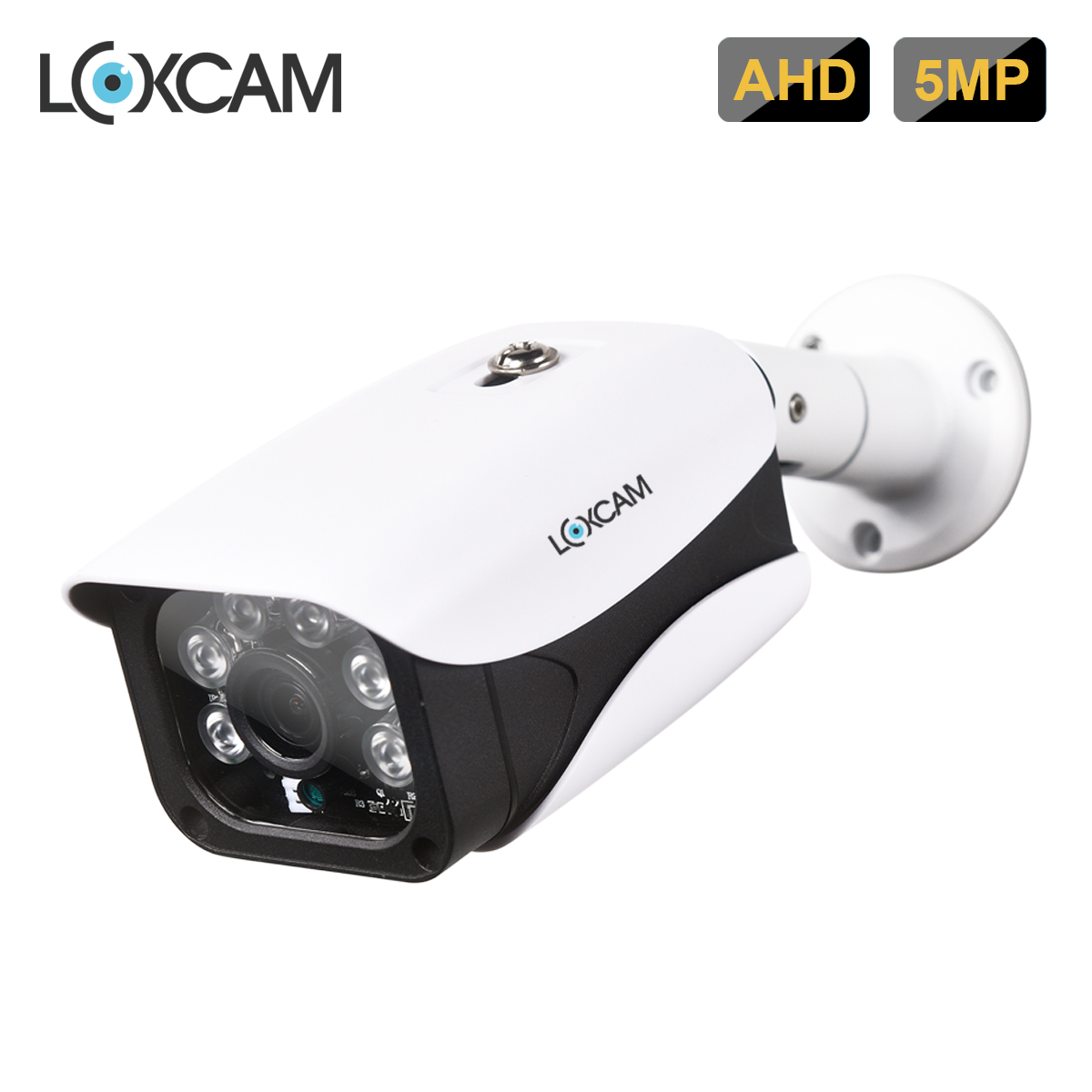 LOXCAM HD 1/3'' SONY Sensor 2592*1944 5MP AHD IP66 outdoor waterproof Camera 5MP IR Night Vision security cctv camera 
LOXCAM HD 1/3'' SONY Sensor 2592*1944 5MP AHD IP66 outdoor waterproof Camera 5MP IR Night Vision security cctv camera