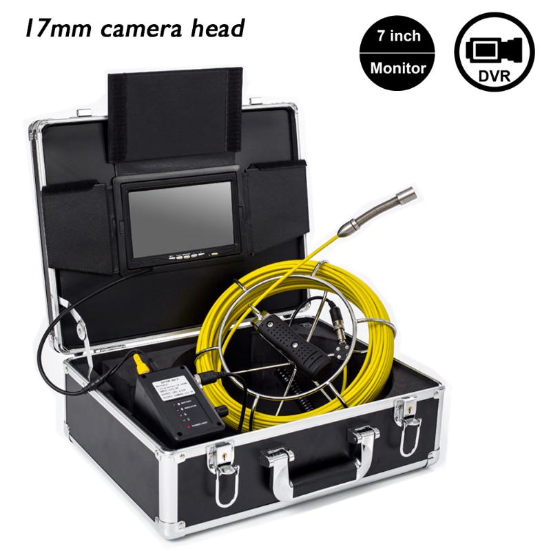 20-50m Cable Pipe Inspection Video System IP68 Waterproof Sewer Inspection Camera 7"LCD 1000 TVL 17mm
20-50m Cable Pipe Inspection Video System IP68 Waterproof Sewer Inspection Camera 7"LCD 1000 TVL 17mm