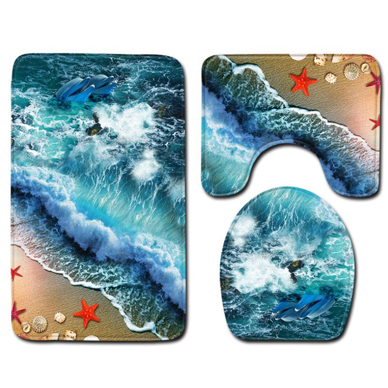3 Piece/set European 3D Wave Printing Bath Mat Bathroom Non-slip Carpet Creative 45*75cm Doormats Eco-Friendly Rugs Home Decor
3 Piece/set European 3D Wave Printing Bath Mat Bathroom Non-slip Carpet Creative 45*75cm Doormats Eco-Friendly Rugs Home Decor