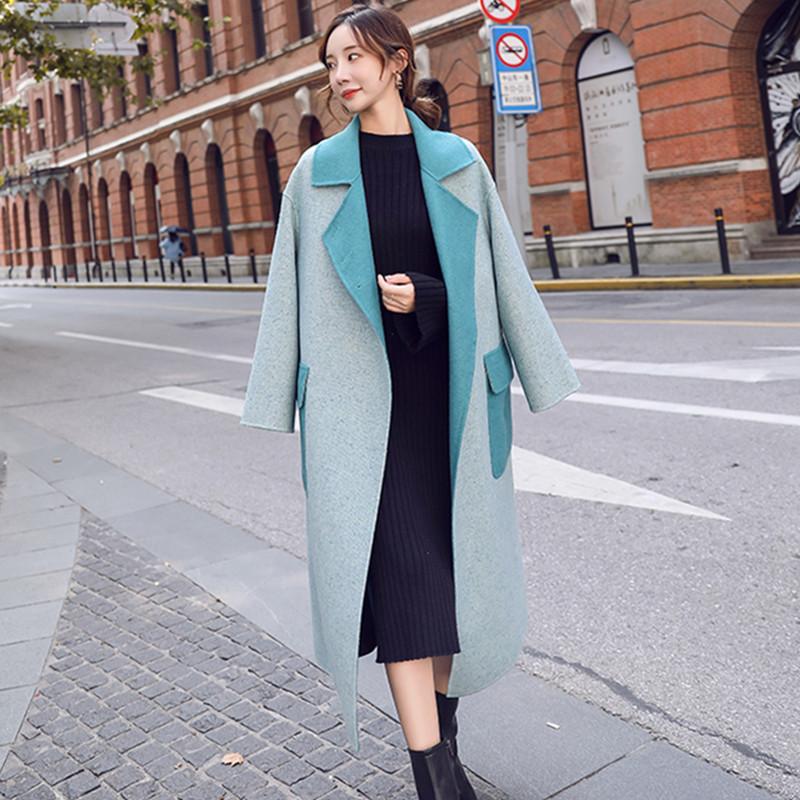 Woolen Coat Womens Clothing 2020 New Autumn Winter Korean Fashion Mid-Length All-Match Loose Casual Woolen Cloth Jacket Female, Blue
Woolen Coat Womens Clothing 2020 New Autumn Winter Korean Fashion Mid-Length All-Match Loose Casual Woolen Cloth Jacket Female, Blue