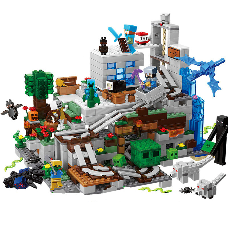 Mountain Cave Small Version Building Block With Action Figures Compatible MinecraftINGlys 21137 My World Bricks Set Gifts Toys C1114
Mountain Cave Small Version Building Block With Action Figures Compatible MinecraftINGlys 21137 My World Bricks Set Gifts Toys C1114