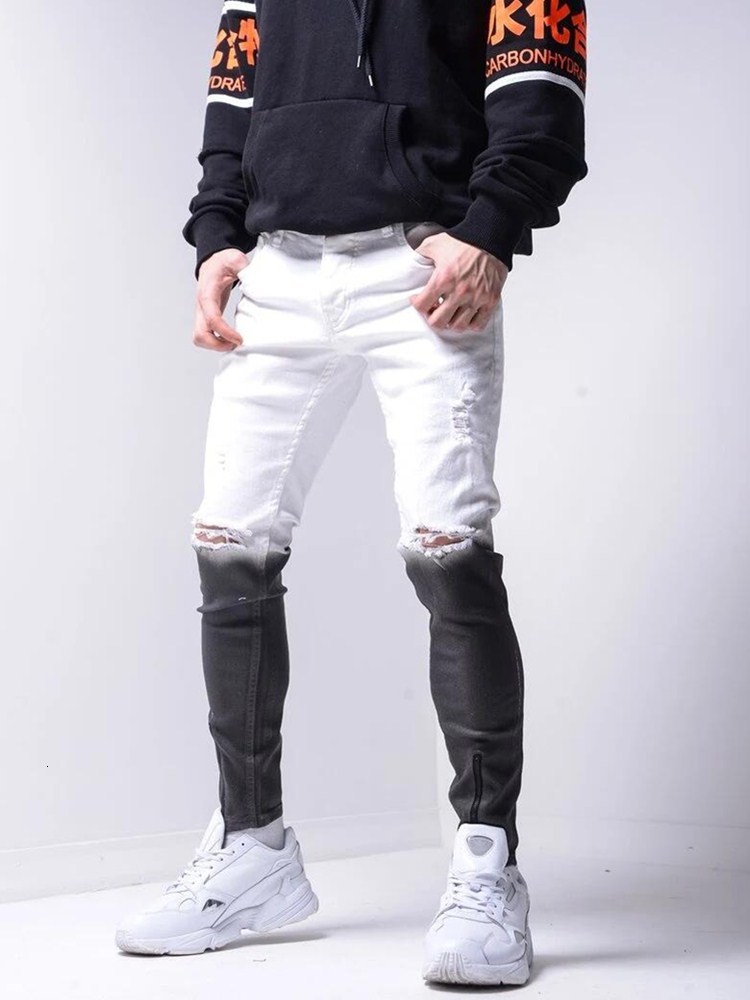 2021 New Black and White Gradient Jeans Print Tear Design Pencil Pants Ankle Thin Men's High Quality Fashion 4s51, 818
2021 New Black and White Gradient Jeans Print Tear Design Pencil Pants Ankle Thin Men's High Quality Fashion 4s51, 818