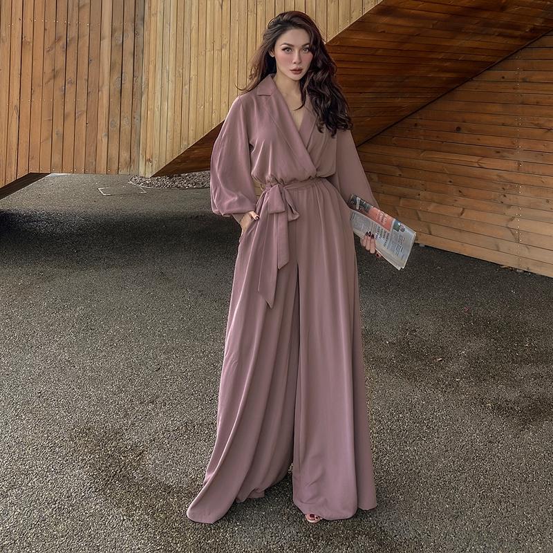 Le Palais Vintage 2020 Origional Autumn Winter Gentle High-end Rosy Brown Drape Jumpsuit Loose Fashion Elastic Women Clothing
Le Palais Vintage 2020 Origional Autumn Winter Gentle High-end Rosy Brown Drape Jumpsuit Loose Fashion Elastic Women Clothing