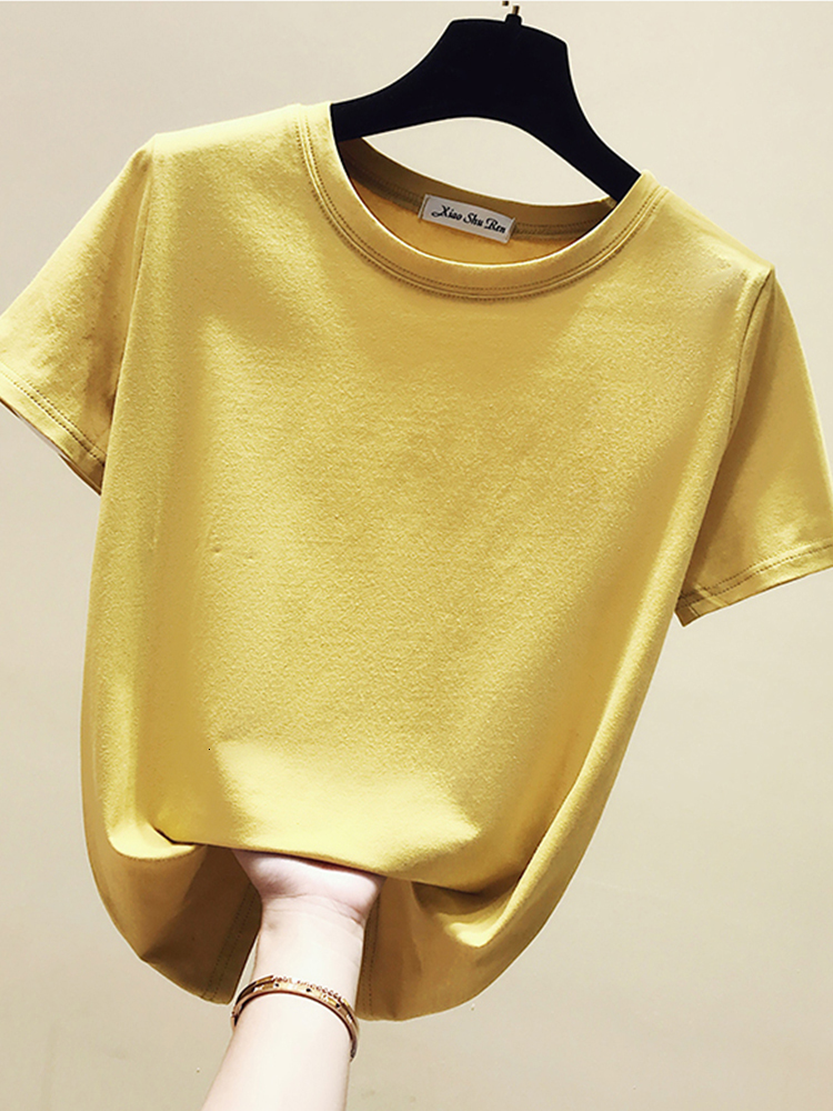 New Spring Summer the Skinny-neck Female Tshirt Casual Sleeve Short Multi-color Black Cotton White Women' Shirt Tops 4ejt, Red
New Spring Summer the Skinny-neck Female Tshirt Casual Sleeve Short Multi-color Black Cotton White Women' Shirt Tops 4ejt, Red