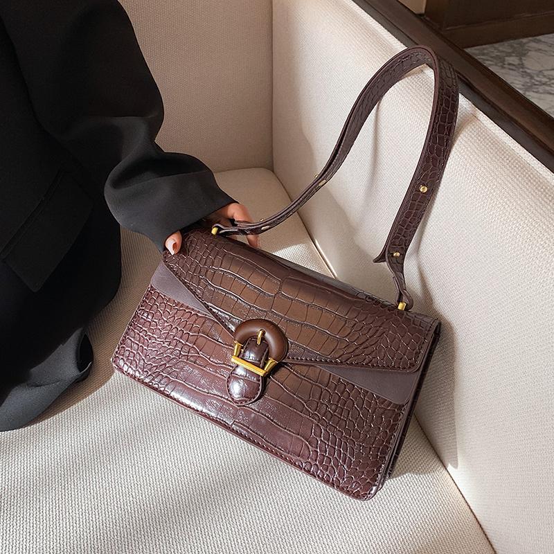 Stone pattern Flap Crossbody bag 2021 Fashion New High quality PU Leather Women's Designer Handbag Lock Shoulder Messenger Bag, Plain coffee
Stone pattern Flap Crossbody bag 2021 Fashion New High quality PU Leather Women's Designer Handbag Lock Shoulder Messenger Bag, Plain coffee