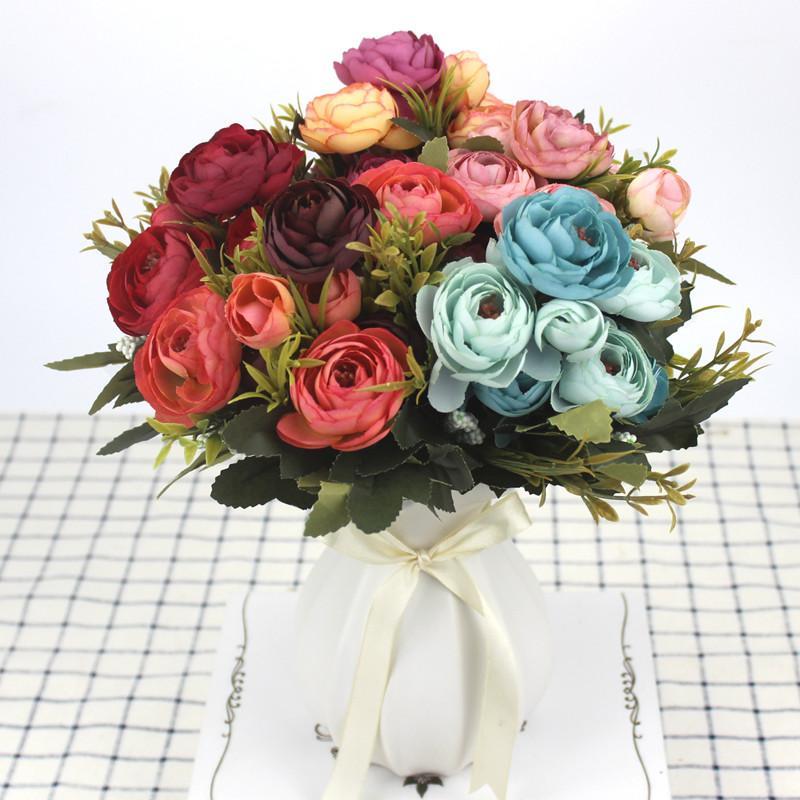Multicolor Roses vases for home decoration accessories fake daisy plastic flower wedding decorative Artificial flowers cheap1, Blue
Multicolor Roses vases for home decoration accessories fake daisy plastic flower wedding decorative Artificial flowers cheap1, Blue