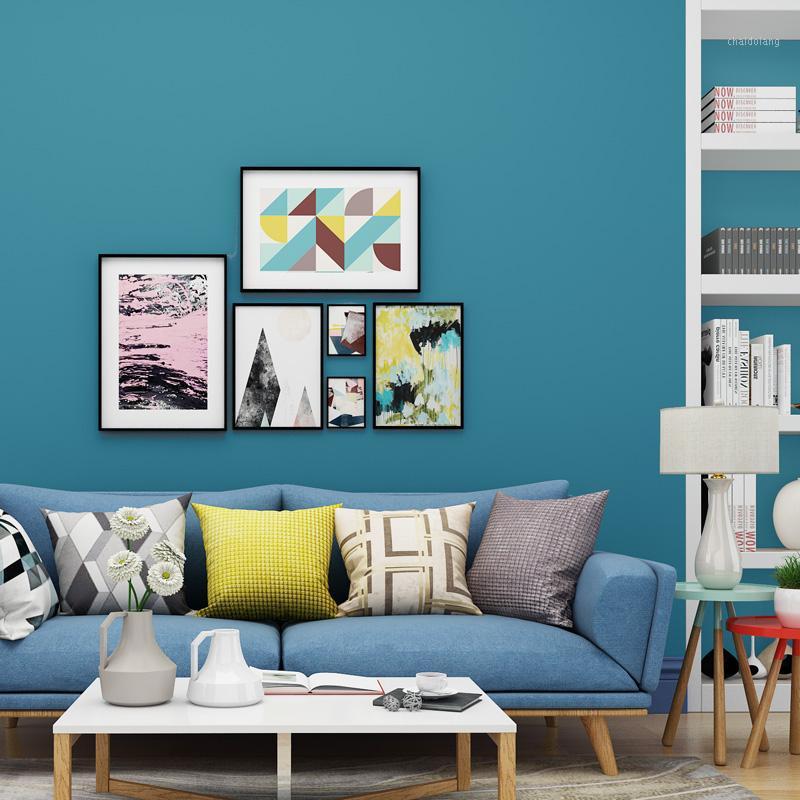non-woven wall paper pure color self-adhesive wallpaper bedroom living room north European Mediterranean style wallpaperBlue1
non-woven wall paper pure color self-adhesive wallpaper bedroom living room north European Mediterranean style wallpaperBlue1