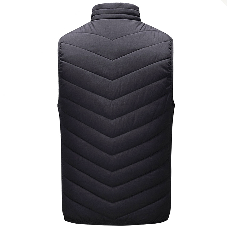 Winter Casual Techwear Waistcoat Cotton Heated Vest Utility Men Vests Femme Veste Homme Hiver Winter Clothing Windbreaker Man 201128