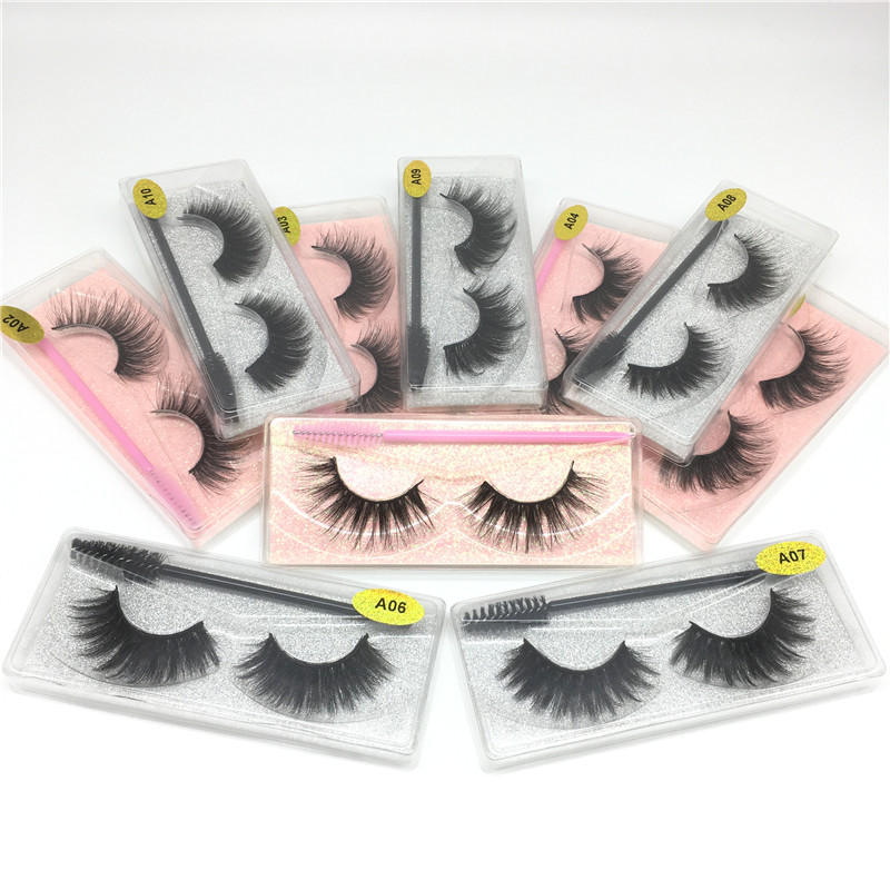 New Mink Eyelashes with Eye Brush Handmade Lashes Soft Thick Faux Mink Lash Natural Long Mink Eyelash Extension Resuable 3D False Eyelashes
New Mink Eyelashes with Eye Brush Handmade Lashes Soft Thick Faux Mink Lash Natural Long Mink Eyelash Extension Resuable 3D False Eyelashes