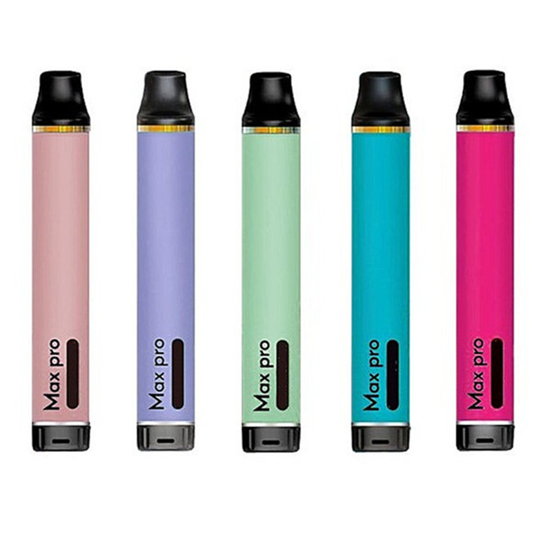 Max Pro Disposable Vape pen Pods Device 1700 puffs 600mAh Battery Pre-filled Kit Vape Empty Pen e cigarettes
Max Pro Disposable Vape pen Pods Device 1700 puffs 600mAh Battery Pre-filled Kit Vape Empty Pen e cigarettes