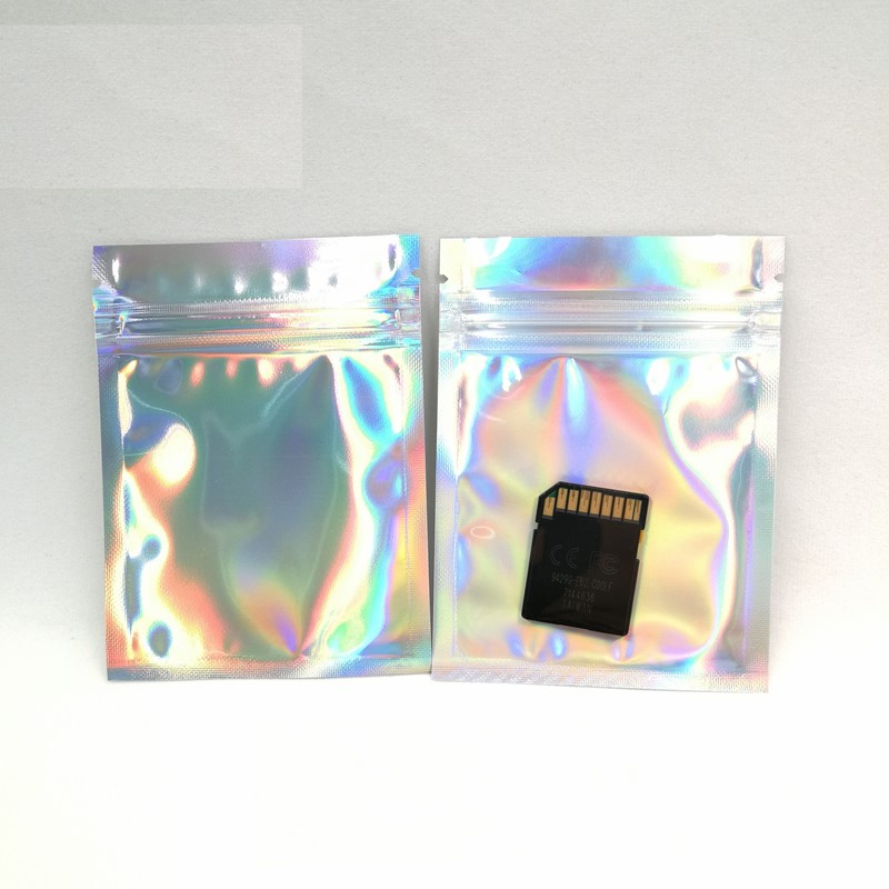 2020j Holographic Color Multiple Size Smell Proof Bags 100 pieces Resealable Mylar Bags Clear Zip Lock Food Candy Storage Packing Bags
2020j Holographic Color Multiple Size Smell Proof Bags 100 pieces Resealable Mylar Bags Clear Zip Lock Food Candy Storage Packing Bags