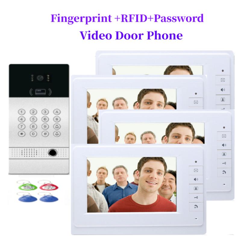 7 inch Wired Fingerprint ID Card Video Door Phone Doorbell Intercom System with RJ45 connection 1080P Door Access Control camera
7 inch Wired Fingerprint ID Card Video Door Phone Doorbell Intercom System with RJ45 connection 1080P Door Access Control camera