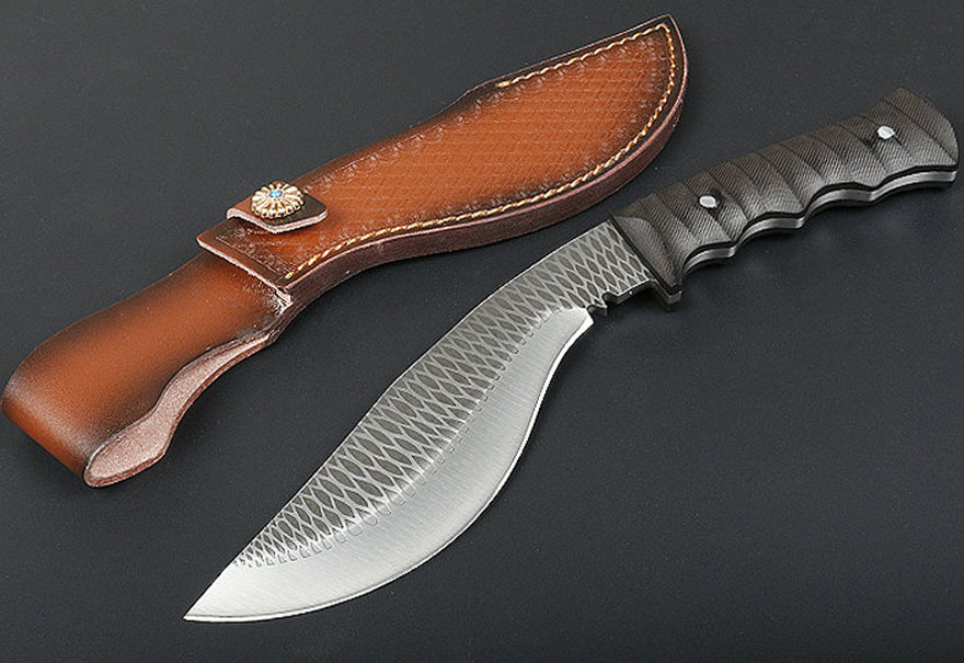 High Quality Strong Survival Straight Knife 9Cr18Mov Satin Blade Full Tang Rosewood Handle Fixed Blade Knives With Leather Sheath
High Quality Strong Survival Straight Knife 9Cr18Mov Satin Blade Full Tang Rosewood Handle Fixed Blade Knives With Leather Sheath