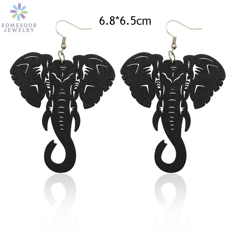 SOMESOOR 3 Colors Arican Elephant Wooden Drop Earrings Afrocentric Ethnic Tribal Eco Dangle Jewelry For Women Gifts
SOMESOOR 3 Colors Arican Elephant Wooden Drop Earrings Afrocentric Ethnic Tribal Eco Dangle Jewelry For Women Gifts
