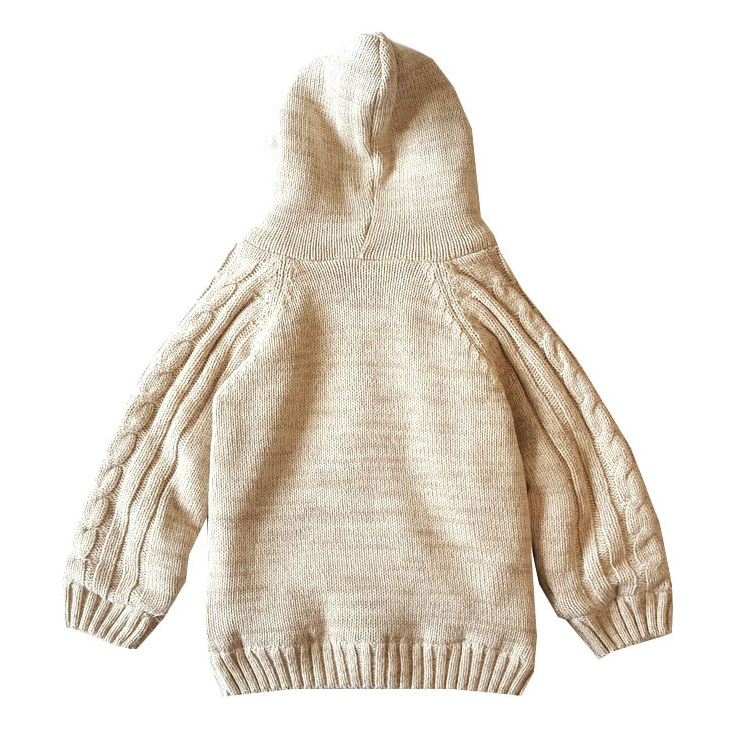 Children Sweaters Kids Coat Fashion Solid Color Cardigan Sweater Coat with Buttons Kids Hooded Outwear Boys and Girls cardigans Clothes