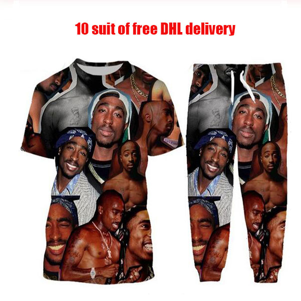 New Fashion Women/Mens 2pac tupac Funny 3d Print T-Shirt + Jogger Pants Casusal Tracksuit Sets DF9, White;black
New Fashion Women/Mens 2pac tupac Funny 3d Print T-Shirt + Jogger Pants Casusal Tracksuit Sets DF9, White;black
