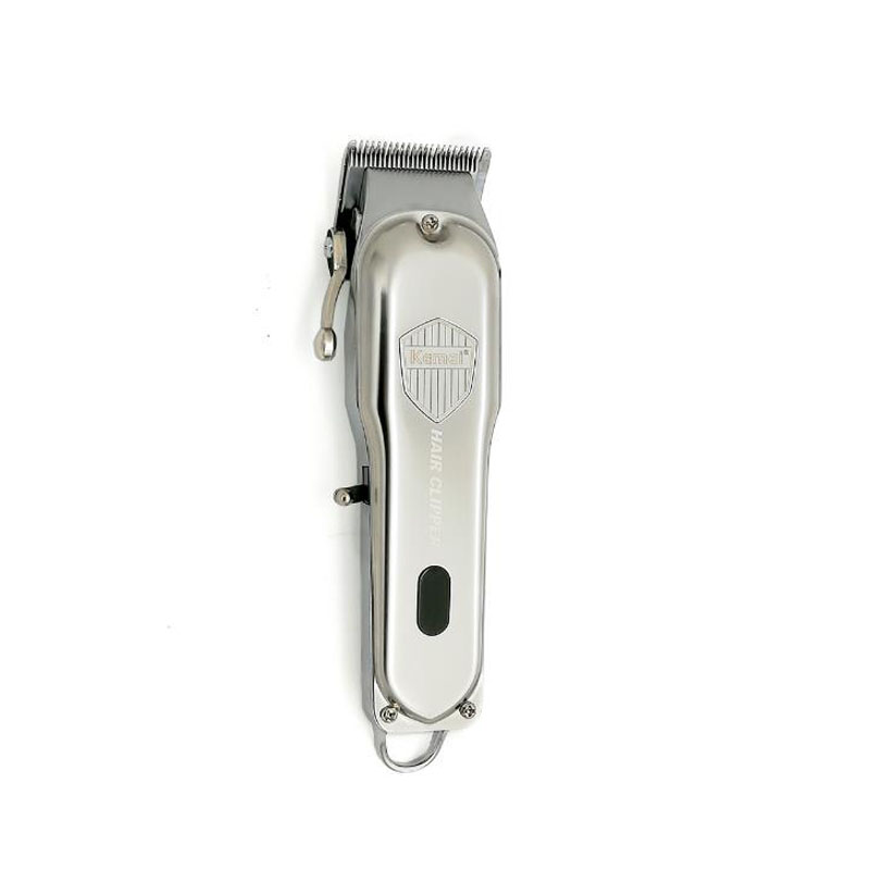 Electric Hair Trimmer KM-1993 Rechargeable Hair Clipper Haircut Machine Metal Body Battery 2000mA Adjustable Blade Clipper
Electric Hair Trimmer KM-1993 Rechargeable Hair Clipper Haircut Machine Metal Body Battery 2000mA Adjustable Blade Clipper