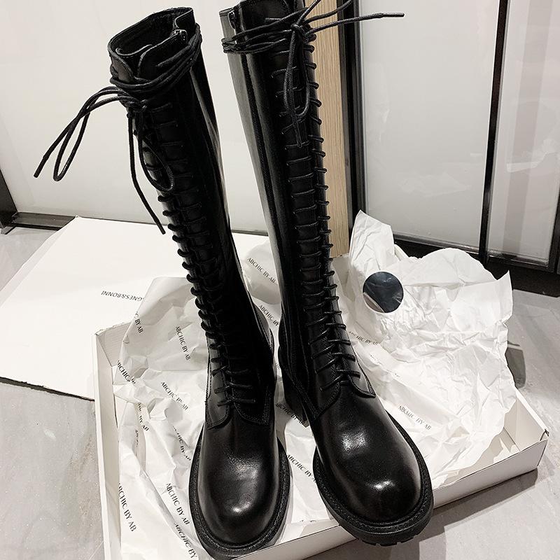 American Ann Leather Shoes Knee Length Boots Women Round Head Thick High Heel Side Zipper Knights Supply, See chart
American Ann Leather Shoes Knee Length Boots Women Round Head Thick High Heel Side Zipper Knights Supply, See chart