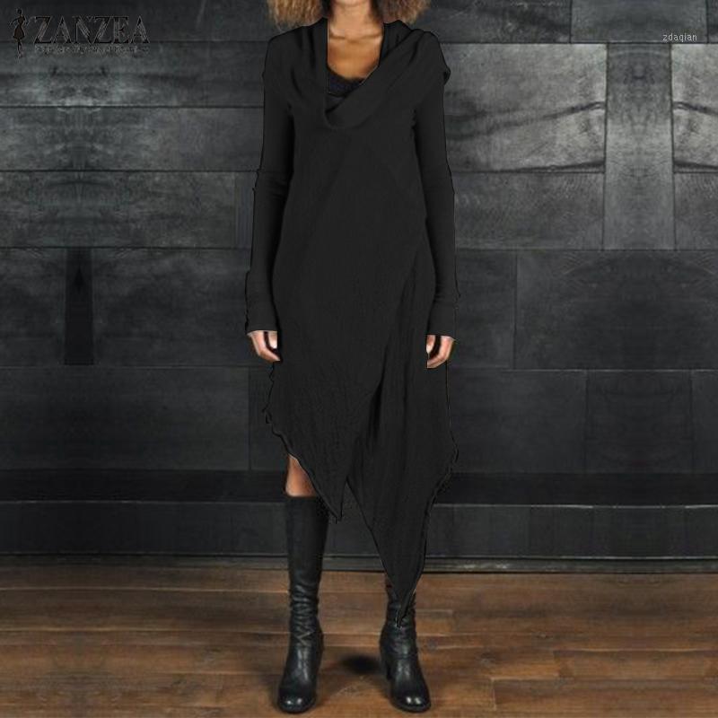 Autumn Casual Party Long Dress ZANZEA 2020 Women Solid Irregular Vestidos Vintage Long Sleeve Sundress Female Tunic Robe Kaftan1, Black
Autumn Casual Party Long Dress ZANZEA 2020 Women Solid Irregular Vestidos Vintage Long Sleeve Sundress Female Tunic Robe Kaftan1, Black