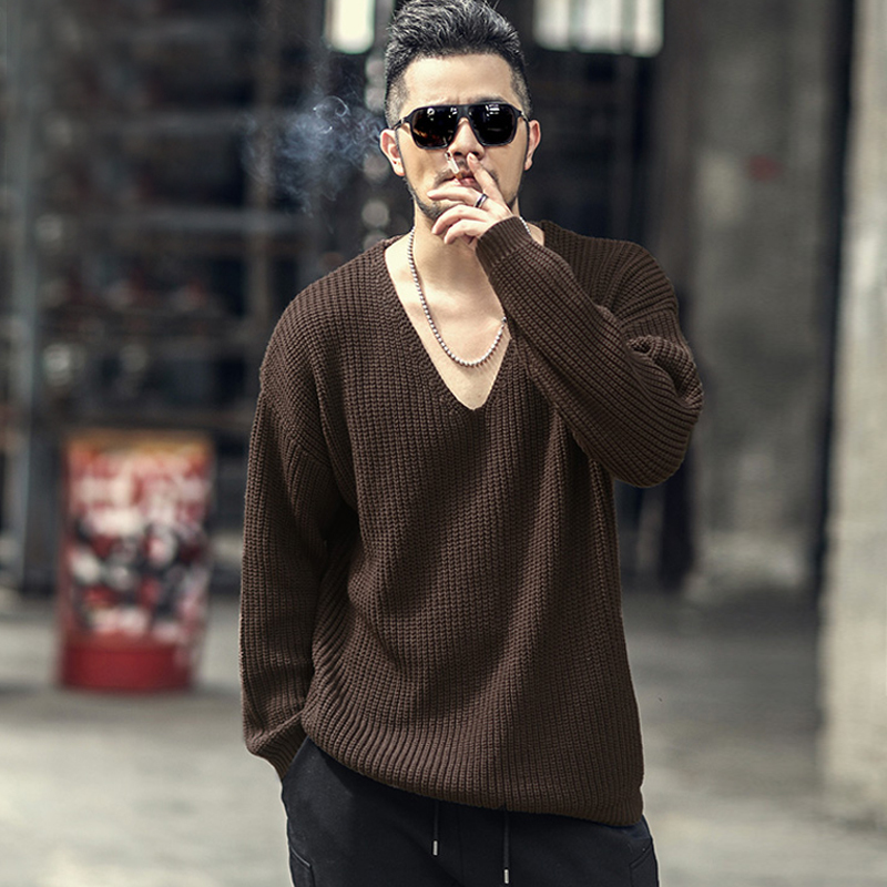2021 The New Fall Winter Male Pullover Needle Deep Vein Low v Loose Oversize Sweater J6001 8fix, White
2021 The New Fall Winter Male Pullover Needle Deep Vein Low v Loose Oversize Sweater J6001 8fix, White