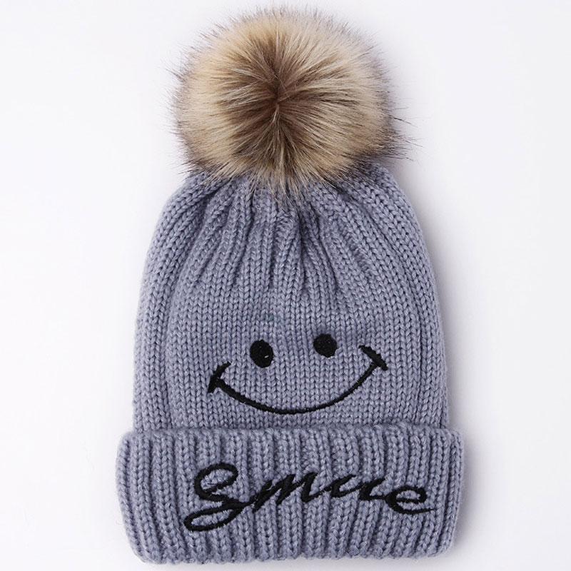 Cute Winter Warm Fleece Lined Ski Cap Knit Smile Beanie Faux Fur Pom Pom Hats for Women,Grey Black White Beige Red Pink1
Cute Winter Warm Fleece Lined Ski Cap Knit Smile Beanie Faux Fur Pom Pom Hats for Women,Grey Black White Beige Red Pink1