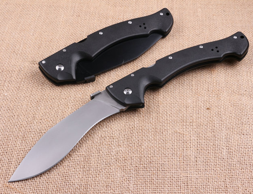 Extended edition 2 Style Survival Folding knife 440C 58HRC Titanium Coated Blade Outdoor Camping hiking Rescue fold Knives