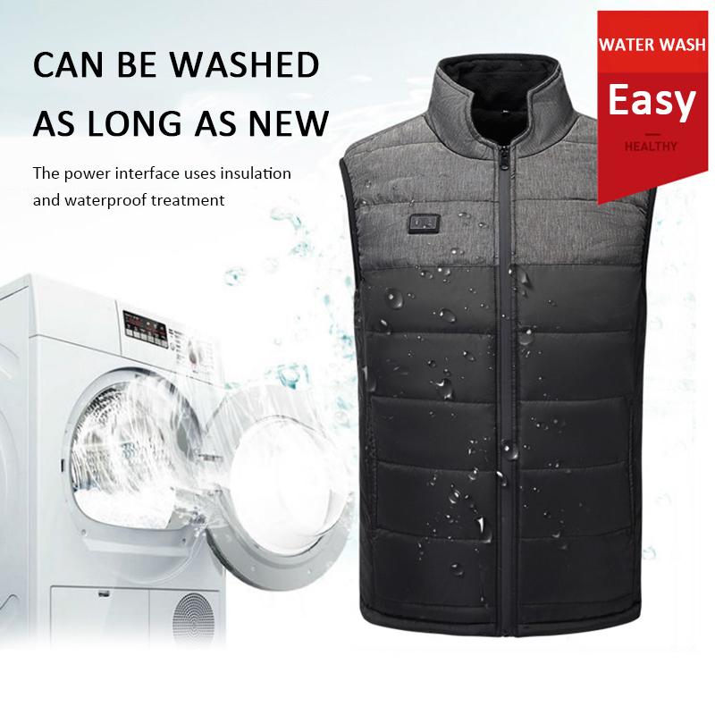 New Men heated jacket clothing coat Vest Jacket Clothing Winter USB Electric heating vest thin light Keep warm for uutdoor spor
New Men heated jacket clothing coat Vest Jacket Clothing Winter USB Electric heating vest thin light Keep warm for uutdoor spor